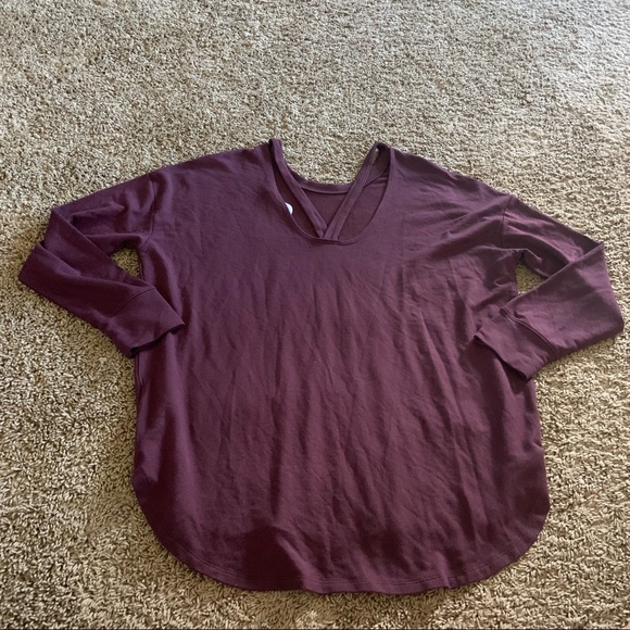 Athleta sweatshirt top size L - Picture 2 of 3